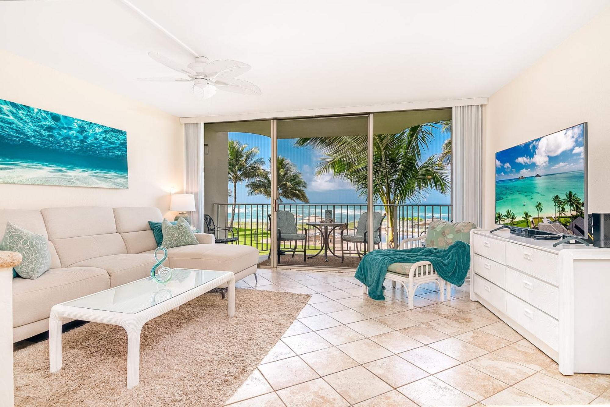 ***Serendipity On The Moana - Legal & Oceanfront - Great For Work & Play!*** Waianae Luaran gambar